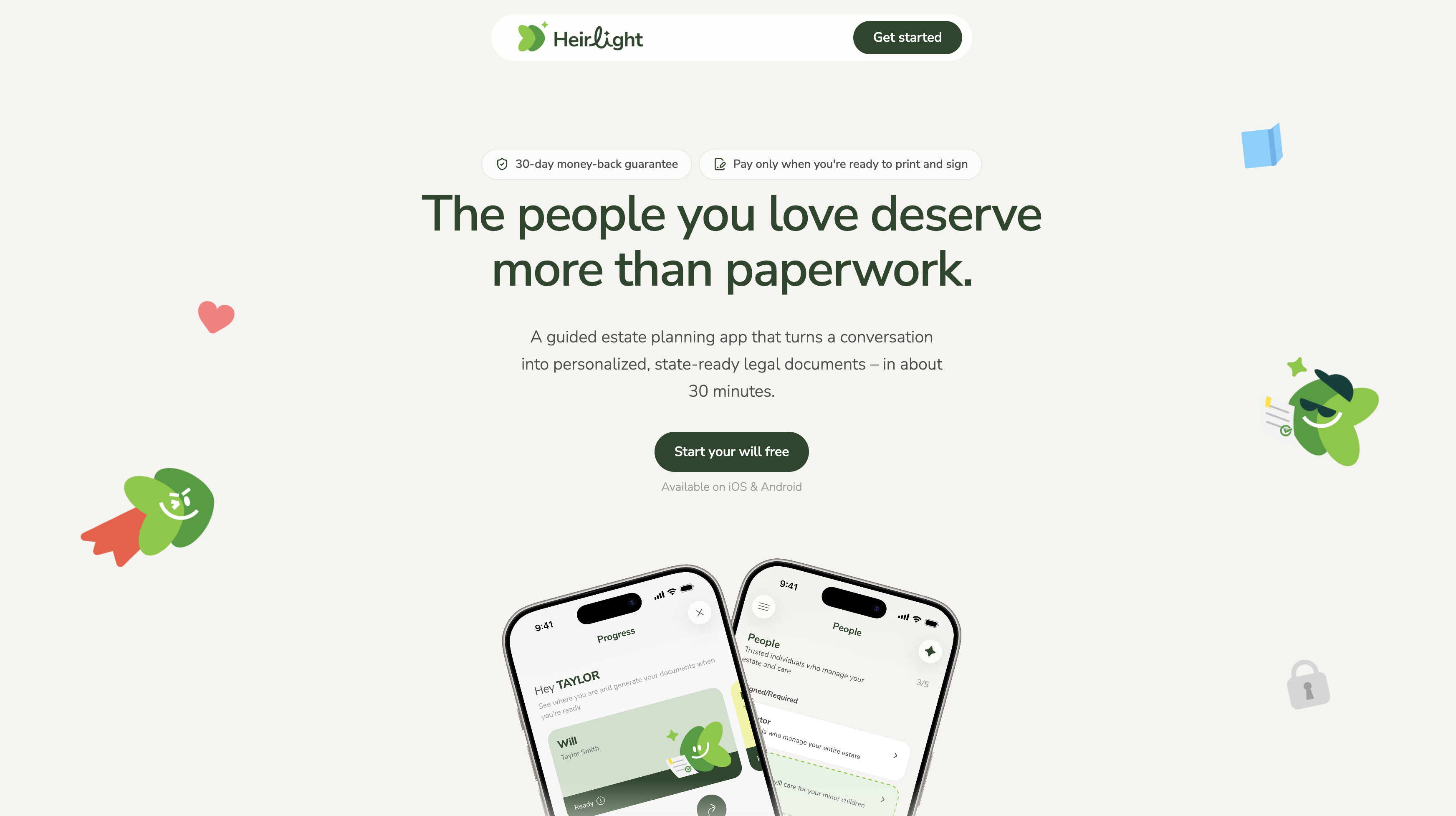 heirlight — digital estate planning platform