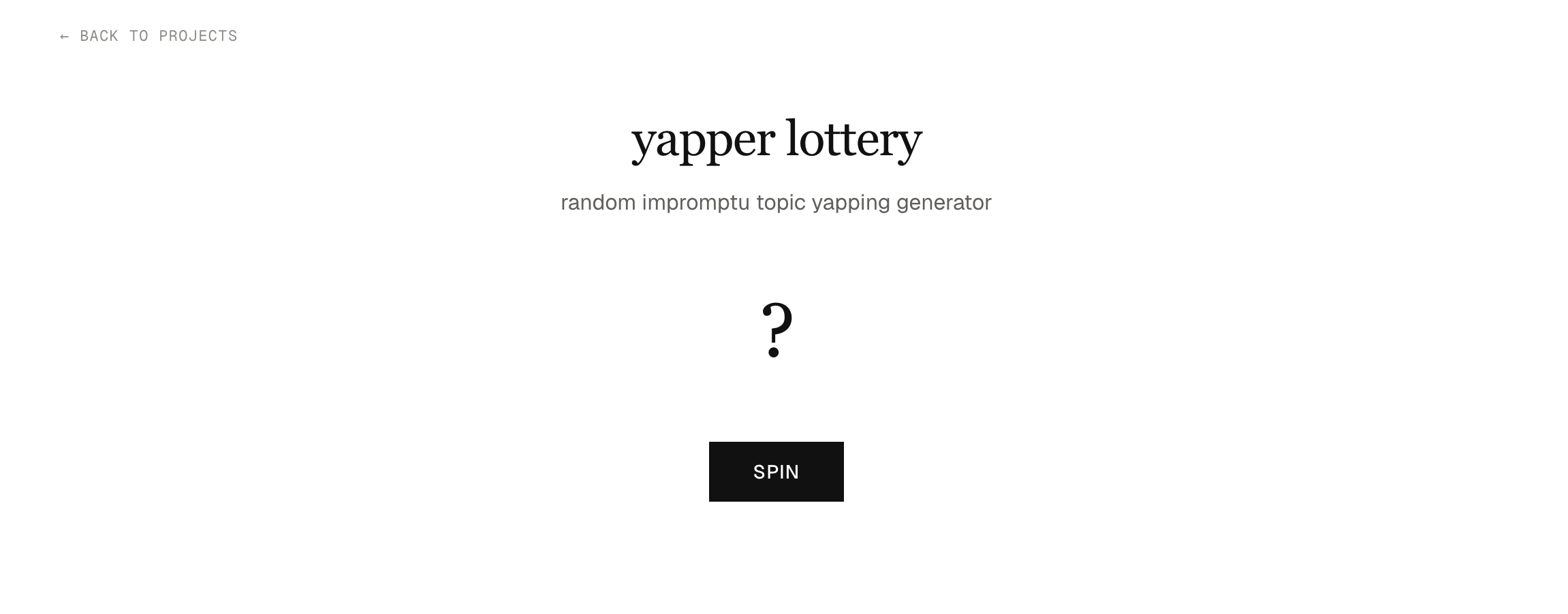 yapper lottery